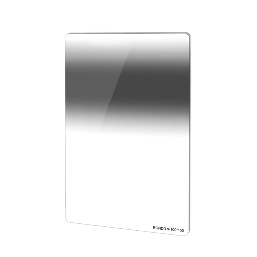 JONGSUN 100x150mm Square ND filter, Reverse Graduated Gray Square Neutral Density Filter, RGND8 0.9 3-Stop filter